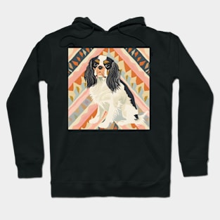 English Springer Spaniel in 70's Hoodie